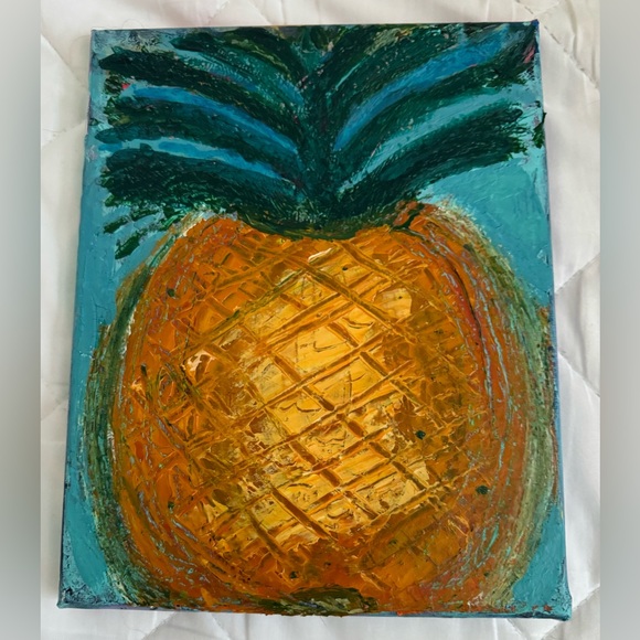 Other - Acrylic on canvas pineapple